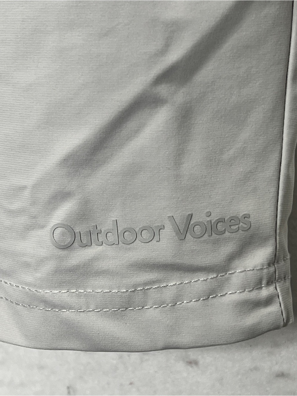 Outdoor Voices Hi Flex XXL Grey Violet Moisture Wicking Athletic 3 Pocket Shorts - Picture 5 of 8